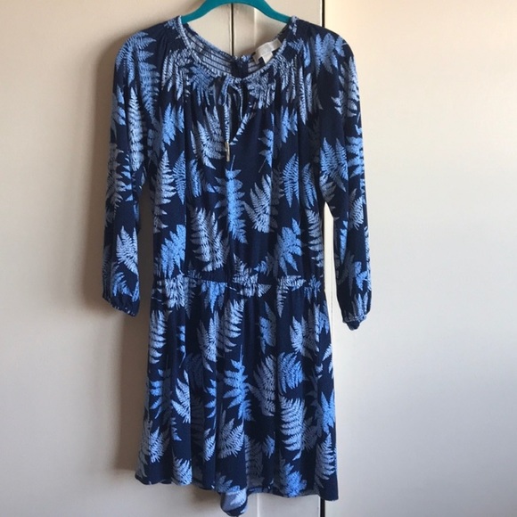 Michael Kors Tops - Michael Kors Medium Long Sleeve Blue romper